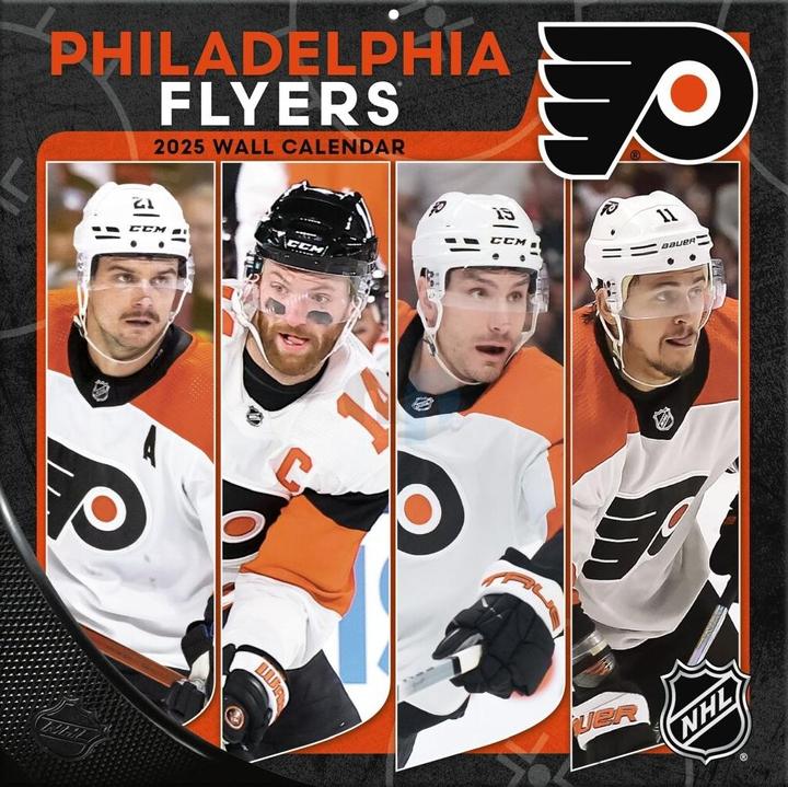 Produktbild NHL - Philadelphia Flyers - 30.5 x 30.5 cm Team Wandkalender 2025 (30.5 x 30.5 cm, Französisch, Italienisch, Spanisch, Deutsch, Englisch)