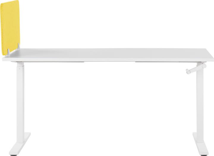 Produktbild Beliani Schreibtischtrennwand senfgelb 80 x 40 cm WALLY