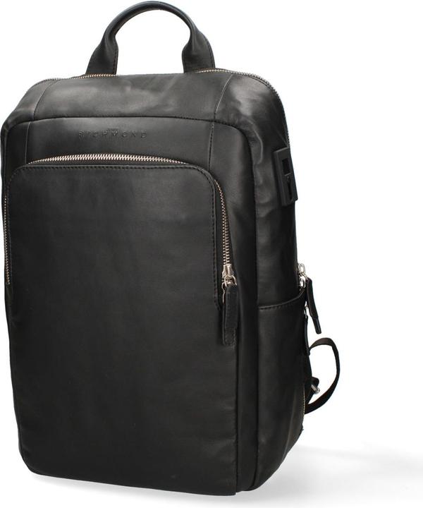 Actual product image John Richmond Herren Rucksack Aus Echtleder - Sonder Modell - 41.0 X 28.0 X 13.0 Cm