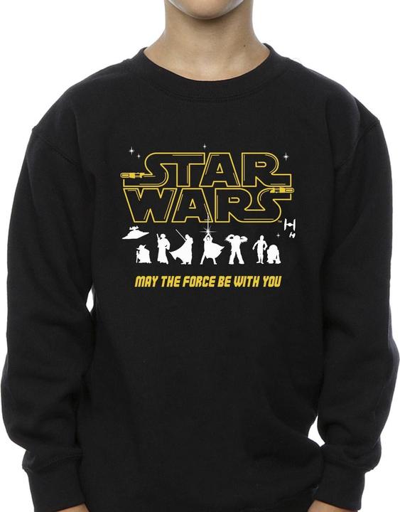 Produktbild Star Wars Silhouettes Force Sweatshirt Jungen (152, 158)