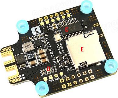 Actual product image Mateksys F405-CTR AIO Flight Controller
