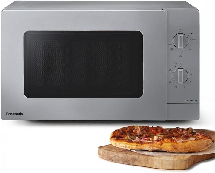 Actual product image Panasonic Grill Microwave with Glass Tray & Rack, 800W, 1000W Grill, Defrost, Quick 30, Timer (20 l)