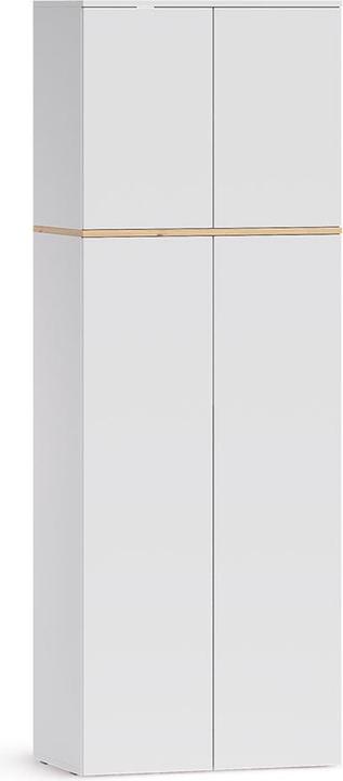 Produktbild Vicco Hochschrank Viktor, Weiss/Artisan-Eiche, 68 x 188.6 cm mit 8 geschlossenen Fächern (40.50 x 68 x 188.60 cm)