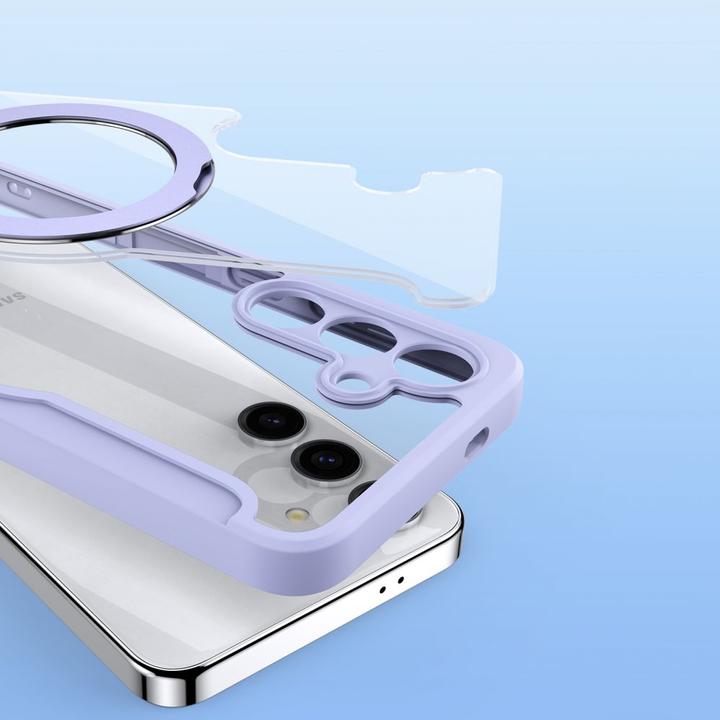Actual product image Dux Ducis Skin X Pro case with magnetic ring/stand+ - Purple (Samsung Galaxy S24+)