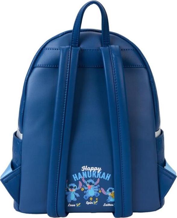 Actual product image Loungefly Lilo & Stitch by mini backpack Menorah Stitch