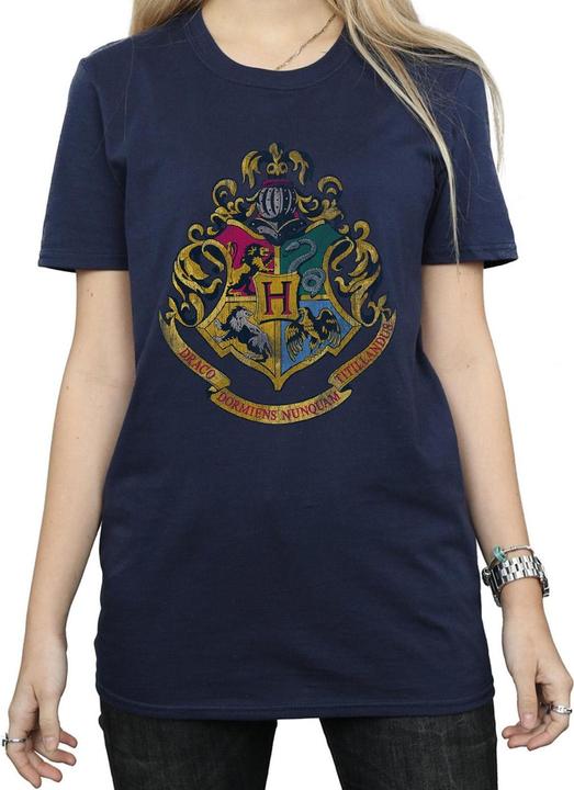 Immagine prodotto Maglietta boyfriend in cotone delle case di Hogwarts (L)