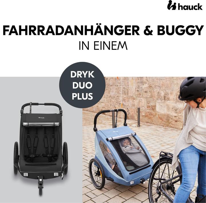 Actual product image Hauck Dryk Duo Plus Fahrradanhänger