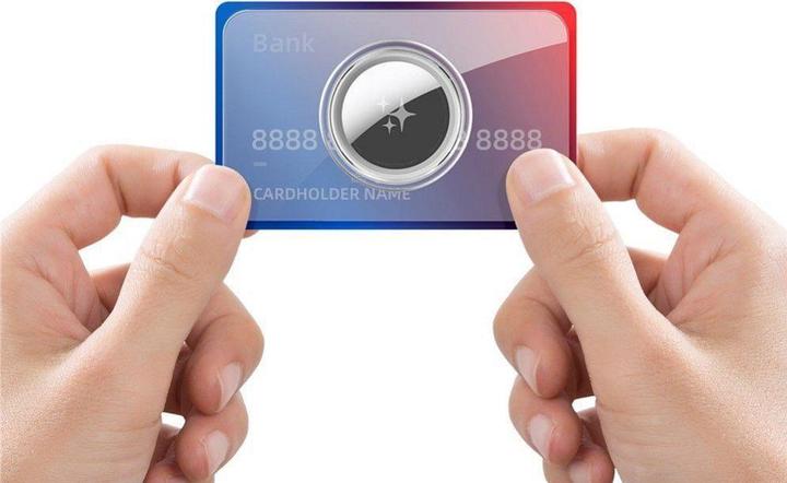 Image du produit Dux Ducis Book case card-shaped protective case for AirTag 2 pcs transparent + black