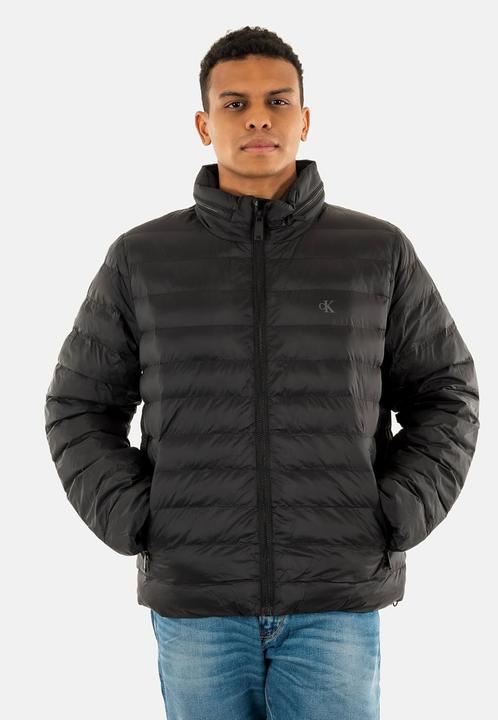 Actual product image Calvin Klein Jeans Ls Nylon Lt Wt Hooded Fz Puffer (M)