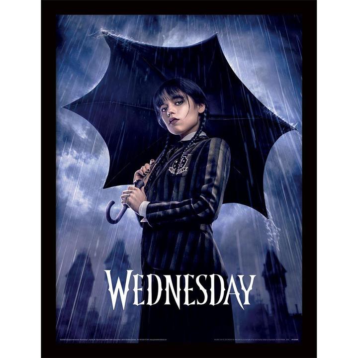 Produktbild Universal Textiles Gerahmtes Poster Downpour (30 x 40 cm)