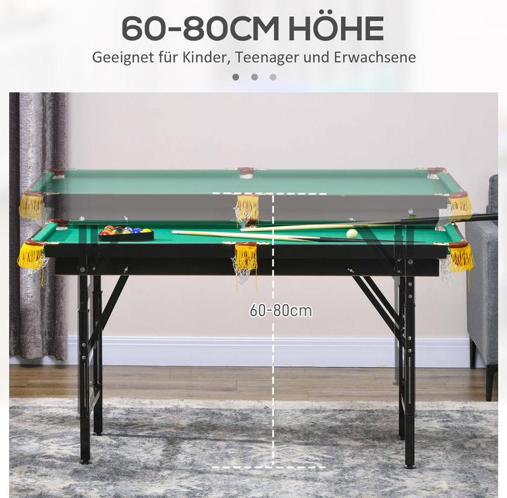 Actual product image SportNow Multispieltisch MDF, Stahl Blau+Grün