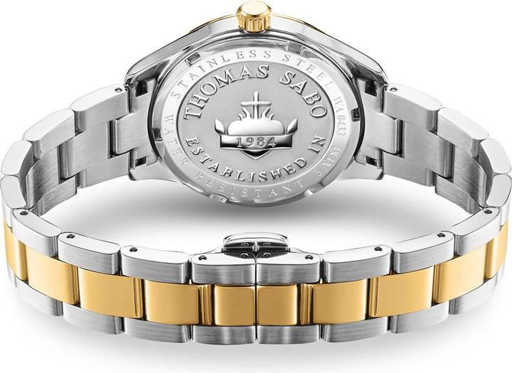 Produktbild Thomas Sabo Damenuhr mit Schmetterlingen Bicolor (Analoguhr, 34 mm)