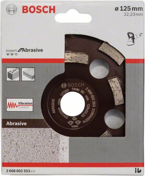 Immagine prodotto Bosch Professional Zubehör PRO Mola a tazza abrasiva, 50 x 125 mm, 22,23 mm