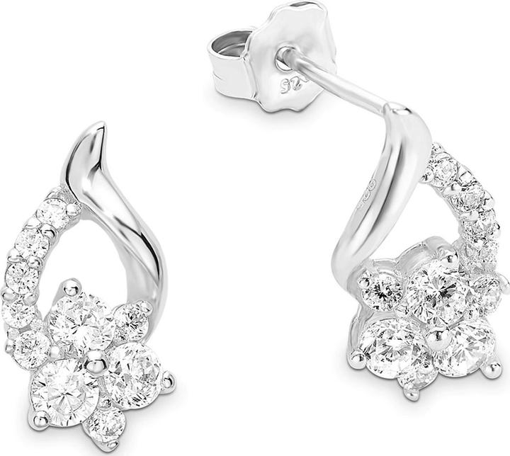 Produktbild Amor Ohrstecker Blumen (Silber)