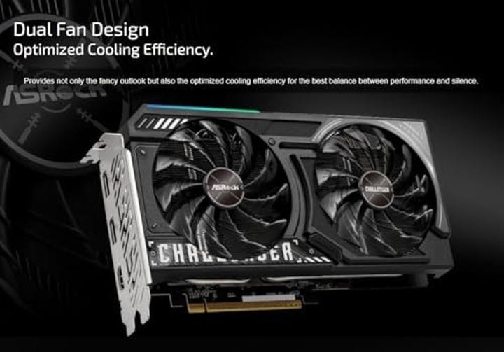 Actual product image AsRock Radeon RX 9060 XT Challenger OC (16 GB)