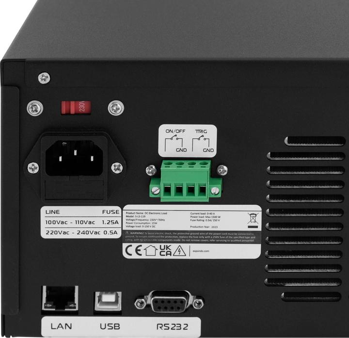 Produktbild Stamos Elektronische Last Electronic Load DC 1500 W 0 - 40 A USB LCD programmierbar