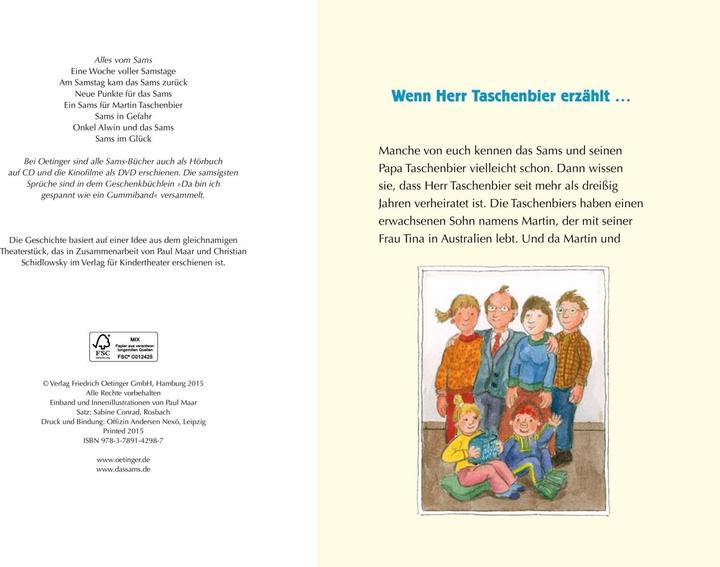 Actual product image Ein Sams zu viel (Paul Maar, German)