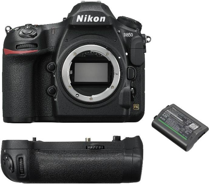 Nikon D850 Body Power Set incl. battery handle & battery EN-EL-18B