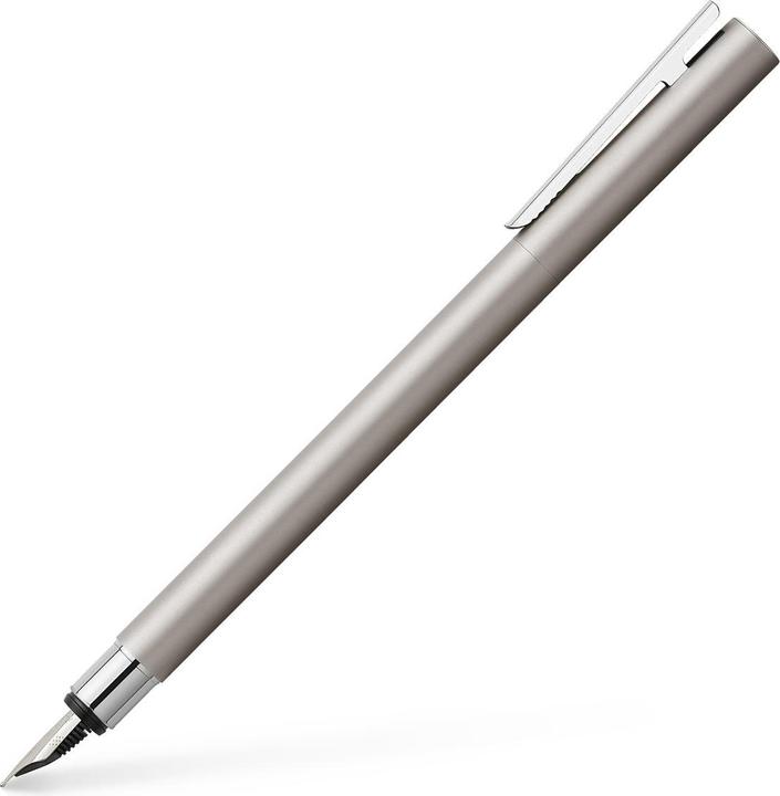 Produktbild Faber-Castell Fllhalter NEO Slim Edelstahl, matt, F (1x)