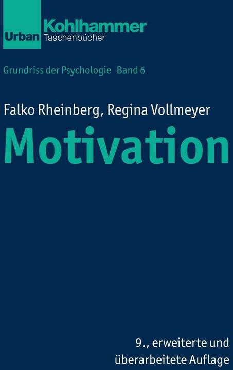 Produktbild Motivation (Deutsch, Falko Rheinberg, Regina Vollmeyer, 2018)