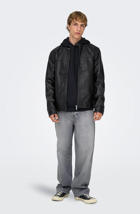 Actual product image Only & Sons Faux leather jacket (S)
