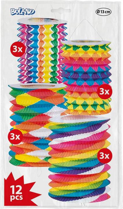 Productafbeelding Boland Kleuren lantaarn (12 Pcs.)