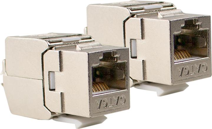 Image du produit Hirschmann KS 6A/2 Data keystone CAT6A - 2 pièces (CAT6a)