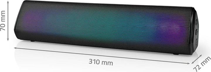 Actual product image Nedis Bluetooth® speaker | max. battery life: 6 hrs | tabletop design | 18 W | stereo | built-in (6 h)