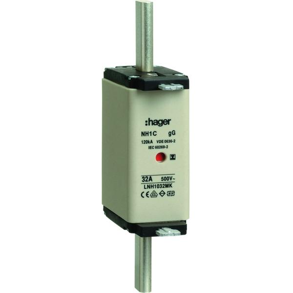 Hager, Sicherung, LNH1032MK (NH-DIN Sicherung, 32 A)