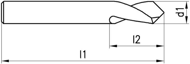 Actual product image Neriox NC spotting drill 90° HSS-E Co8, Ø 16 (16 millimetres)