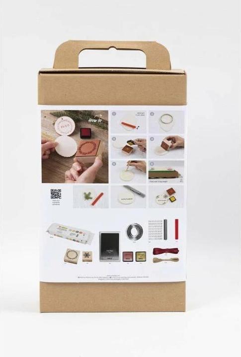 Produktbild Creativ Company Bastelset Weihnachtskugeln Ton