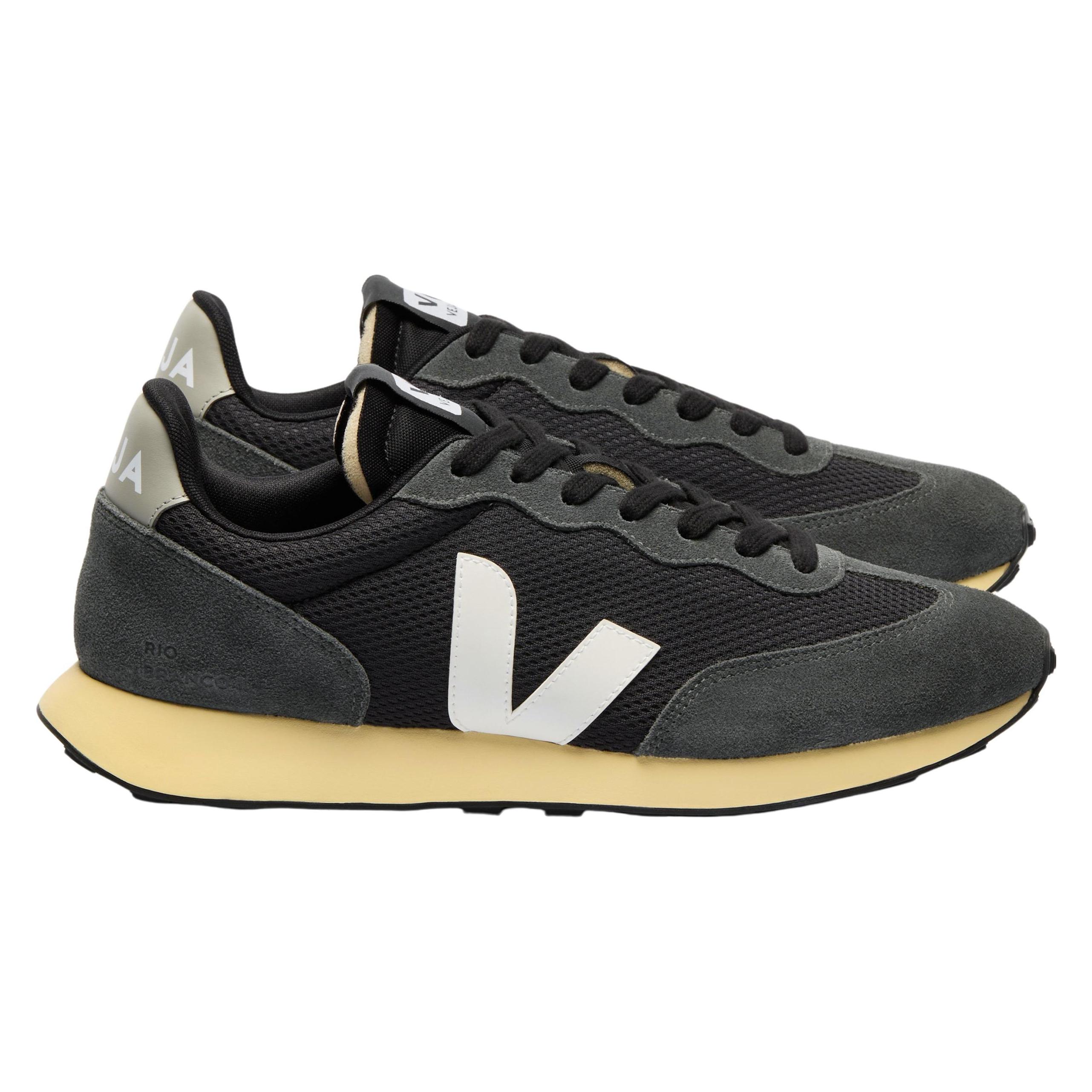Veja, Herren, Sneakers, Rio Branco Ii, Weiss, Schwarz, (42)