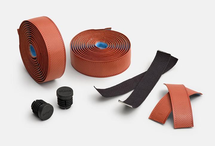 Actual product image Brooks England Handlebar Tape Cambium Rubber Bar Tap, Orange