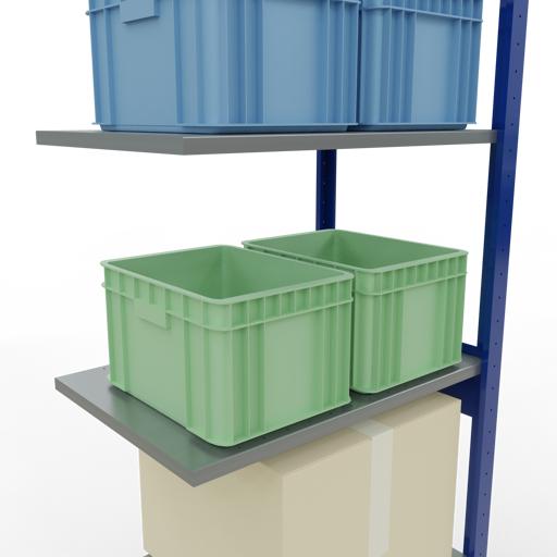 Image du produit Schulte Lagertechnik Système enfichable Élément suivant MULTIplus150 avec traverse de longueur