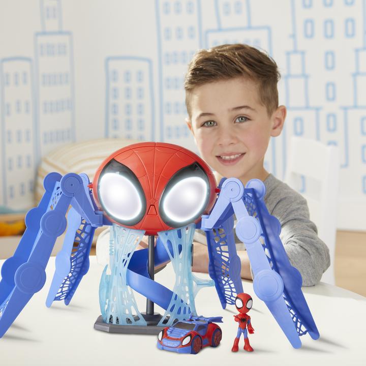 Actual product image Hasbro Spidey and His Amazing Friends Web-Quarters Playset