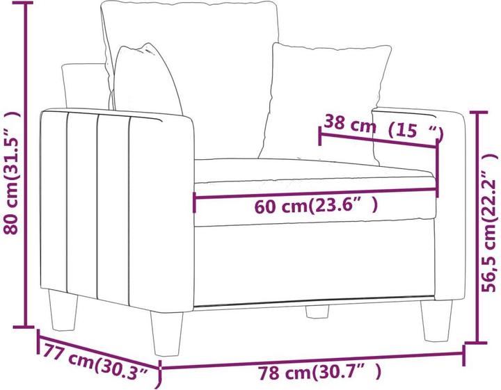 Produktbild vidaXL Sessel