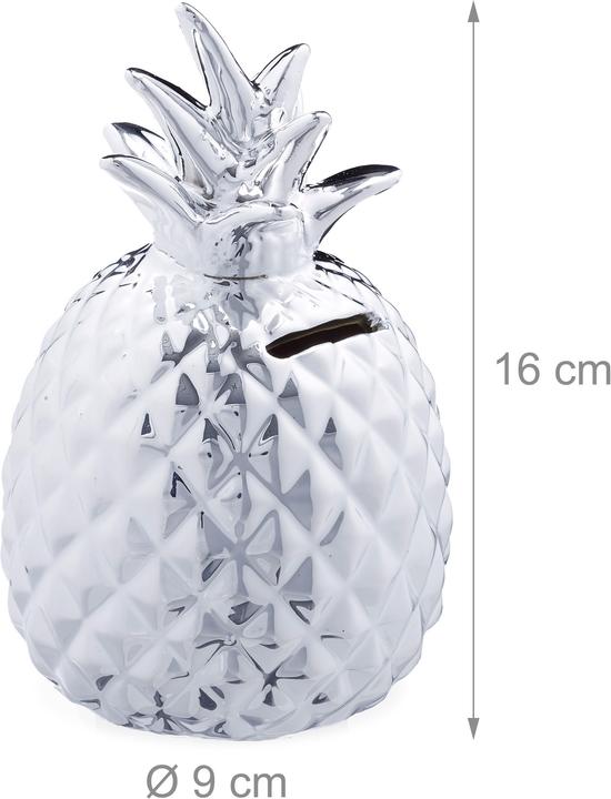 Actual product image Relaxdays Pineapple Savings Bank