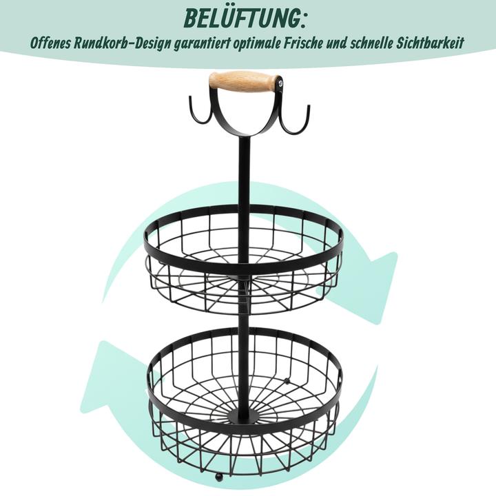 Produktbild Relaxdays Obstkorb-Etagere
