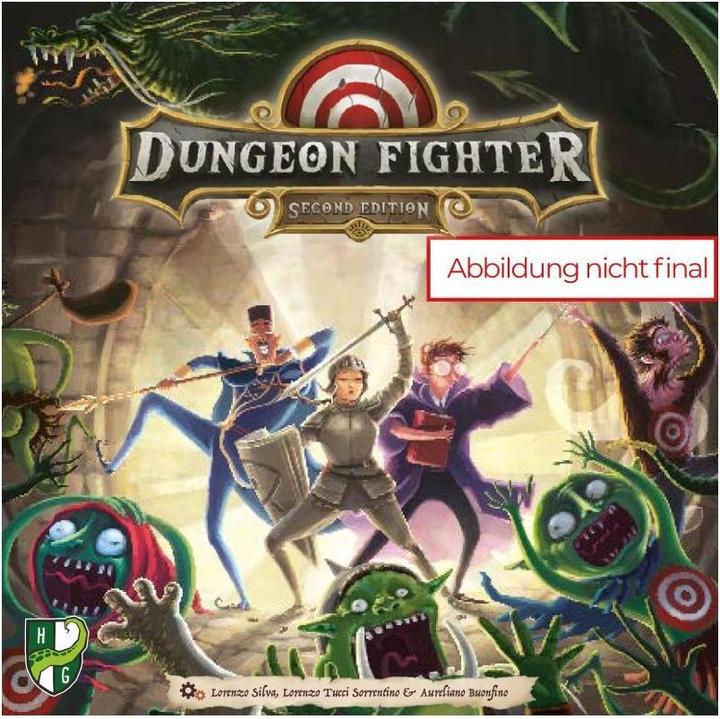 Actual product image Horrible Guild HR042 - Dungeon Fighter 2. Edition - Board Game, for 1-6 Players, from 14 years (DE Edition) (German)
