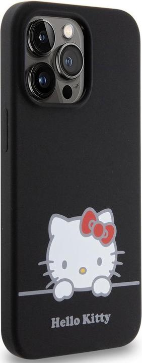 Produktbild Hello Kitty Liquid Silicone Daydreaming Logo Case for iPhone 13 Pro Black (Apple iPhone 13 Pro)