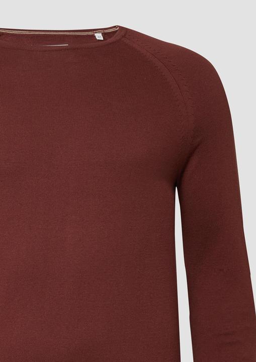 Produktbild s.Oliver Strickpullover Raglanpullover aus reiner Baumwolle (XXL)