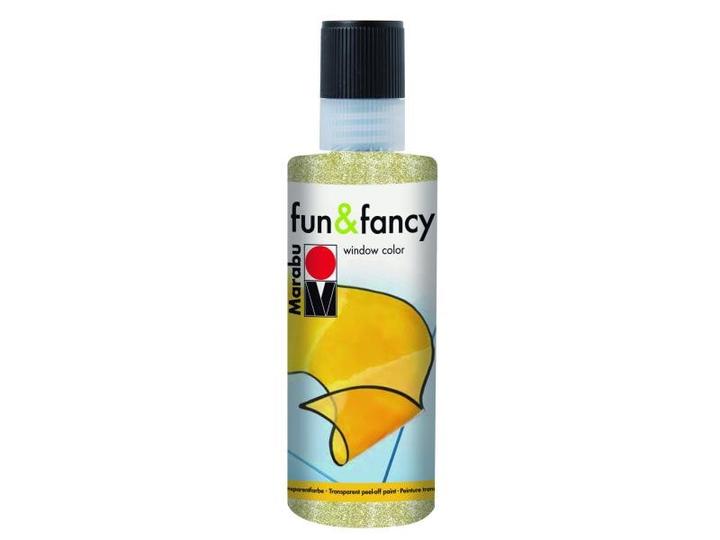 Produktbild Marabu Window Color Fun & Fancy (Glitter-Gold, 80 ml)