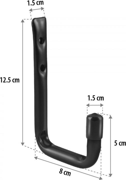 Produktbild Maclean 2x Stahl-Wandhalterung für Reifen, MC-489
