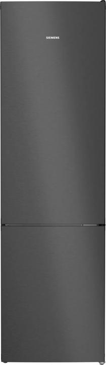 Actual product image Siemens iQ300, Freestanding fridge-freezer with bottom freezer compartment, 203 x 60 cm, BlackSteel, MK69 (363 l)