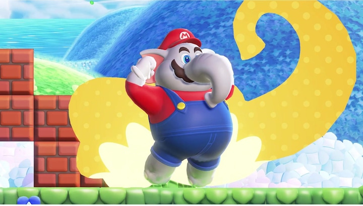 Actual product image Nintendo Switch OLED model (white) - Super Mario Bros. Wonder Set