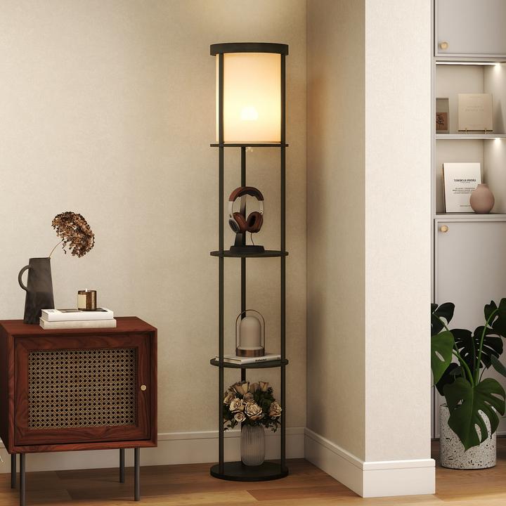 Actual product image Homcom Stehleuchte MDF (800 lm, E27)