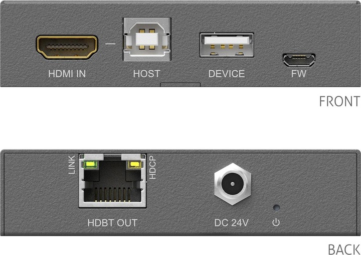 Actual product image Purelink Transmitter PT-HDBT-1020HU-TX HDBaseT (Extender)