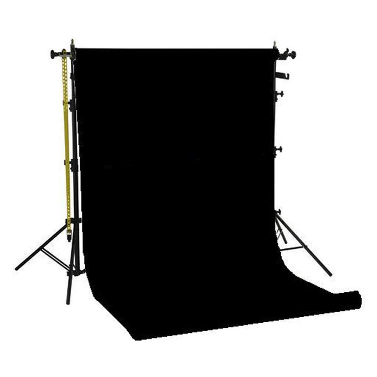 Falcon Eyes Hintergrundsystem Spk-1Z Inkl. 1 Rolle Schwarz 1, 35x11 M (135 cm), Hintergrundsystem, Schwarz
