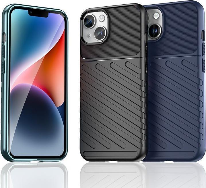 Image du produit Hurtel Coque iPhone 15 Plus Thunder blindée - noire (Apple iPhone 15 Plus)