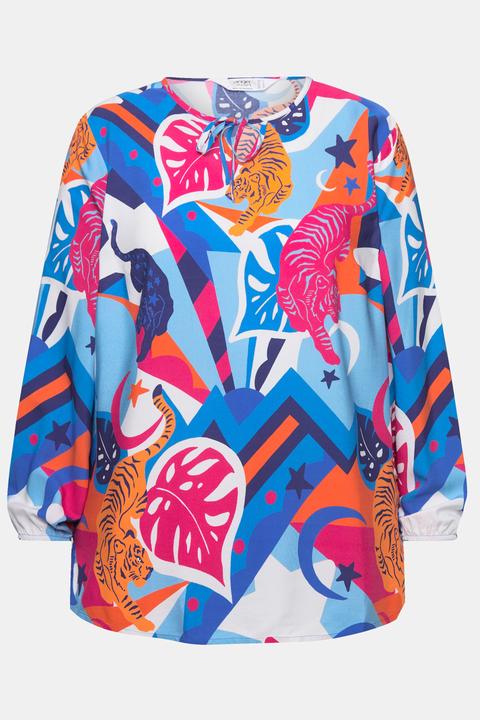 Immagine prodotto Angel of Style Bluse, Tiger Mustermix, Langarm (48)